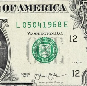 May 4th 1968 May 4 1968 5th April 5 1968 Birthday Dollar Serial Number - Picture 1 of 3
