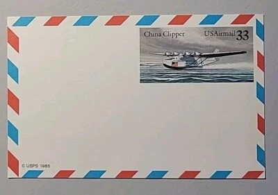 U.S. Scott UXC22 Air Mail Postal Card. Unused. - Image 1 of 3