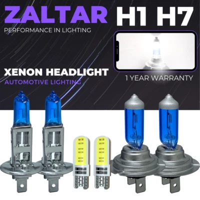 Fits Vauxhall Astra MK5 H Hid Headlight Xenon White Led Side Light Bulbs 2004-09 - Image 1 of 4