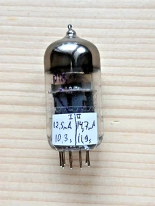 1 X 6N23P-EV ( ECC88 6922 ) Vacuum Tube. Military. Tested. Reflektor. NOS. 73' - Picture 1 of 4
