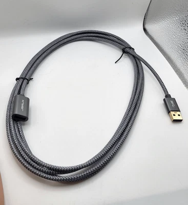 JSAUX 2Pack 10FT+10FT USB 3.0 Extension Cable, Type A Male To Female USB Cord - Image 1 of 4