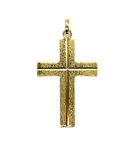 Anhänger Kreuz 585 Gelbgold Gold - Bild 1 von 8