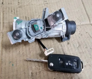 SKODA OCTAVIA MK3 SUPERB MK2 IGNITION BARREL STARTER SWITCH ONE KEY 1K0905851B - Picture 1 of 24