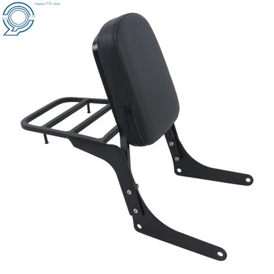 Backrest Sissy Bar With Luggage Rack For Honda Rebel 250 CMX250 CMX250C CA250 - Image 1 of 4