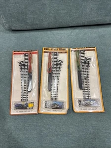 Vintage Tyco Tru-Steel HO Spur #410 LH & #411 RH Steuerweiche 3 Stück insgesamt - Bild 1 von 16