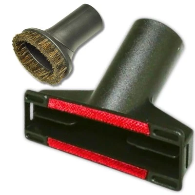 Herramienta de tapicería al vacío y cepillo antipolvo de crin de caballo kit de accesorios de 2 piezas para Miele Foto 1 de 4