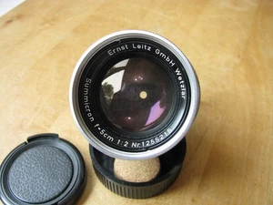 Leica 50mm Summicron Collapsible f/2 Lens in Leica Screw Mount M39 LTM L39 - Picture 1 of 24