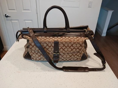 GG MONOGRAM IMMITATION LARGE DUFFLE HIGH QUALITY LEATHER & CANVAS UNISEX - Image 1 of 4