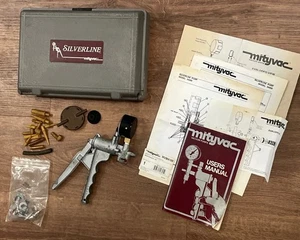 Bomba de vacío Silverline MityVac 1983 vintage en estuche con manual y algunos accesorios - Imagen 1 de 14