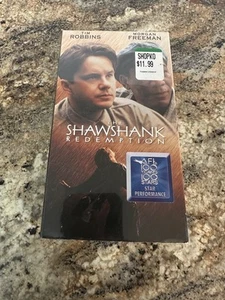 The Shawshank Redemption Tim Robbins Freeman R VHS New Factory Sealed Videotape - Picture 1 of 3