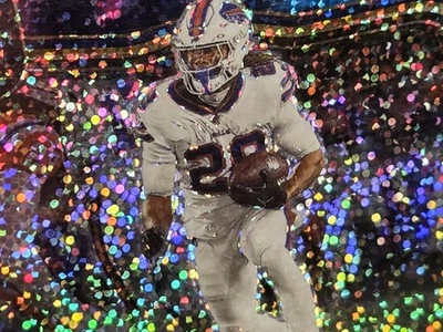 2022 Panini Select - Field Level James Cook #425 Cosmic Prizm (RC) PSA 10 - Image 1 of 4