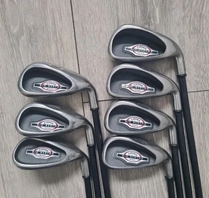 Callaway Big Bertha 2002 Iron Set (4,5,6,7,8,10,W) Reg RCH75 Graphite Shafts RH - Picture 1 of 12