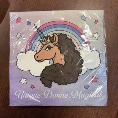 Servilletas unicornio mágicas divinas únicas 16 unidades 2 capas Foto 1 de 2