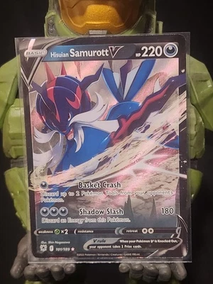 Hisuian Samurott V Ultra Rare SWSH10: Astral Radiance 101/189 NM - Image 1 of 2