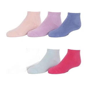 Neu mit Etikett SO Mädchen superweiche große Schuhgröße 4-10 Söckchen 5 Paar verschiedene Farben - Bild 1 von 5