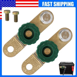 2 Stück Batterieschalter Verbindungsklemme Schnelltrennschalter Abschaltschalter Seitenpfosten - Bild 1 von 14