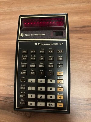  texas instruments - electronic calculator - Tl programmable 57 - Imagen 1 de 3