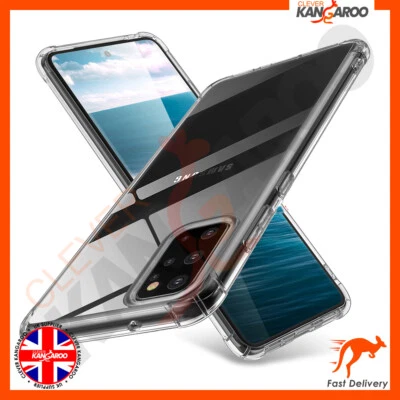 Funda transparente a prueba de golpes para teléfono flexible con gel de silicona Samsung Galaxy Foto 1 de 4