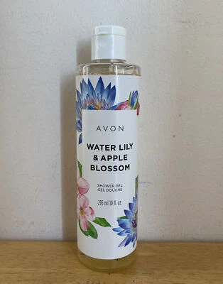 AVON WATER LILY & APPLE BLOSSOM SHOWER GEL 10 FL OZ LIMITED EDITION - Image 1 of 3