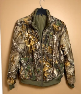 Chaqueta camuflada reversible RealTree para hombre talla grande por Guide Gear Thinsulate L - Imagen 1 de 13