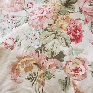 Ralph Lauren Sussex Garden Floral Cottage Cabin Rose Medieval Queen Flat Sheet - Bild 1 von 8