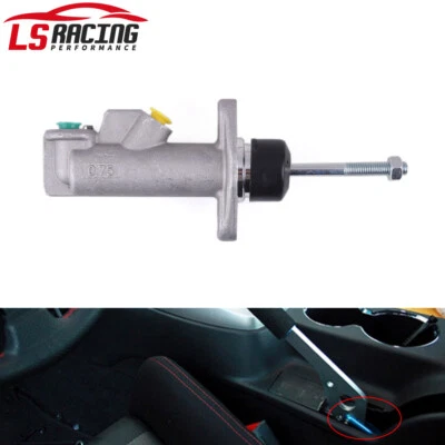 Car Racing Brake Clutch Master Cylinder 0.75" Thread Hydraulic Handbrake Pump - Image 1 of 4