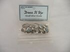 Dress it Up Small Silver Hearts Button Lot 12 pieces New in Package USA Seller