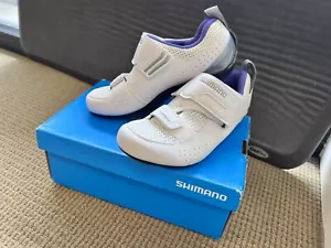 Shimano TR5 SH-TR500-W Triatholon Road Schuhe Damen EUR 37 US 5,5 weiß - Bild 1 von 10