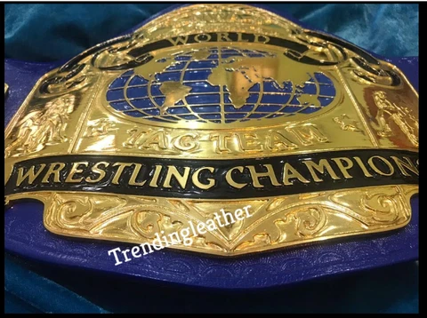 NWA WORLD TAG TEAM Championship Belt 4mm Zinc Brand New Wrestling Title Cover
