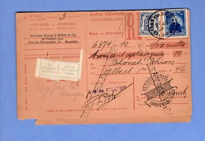 BELGIUM, 1948, EXPEDITION BULLETIN, VF - Image 1 of 2