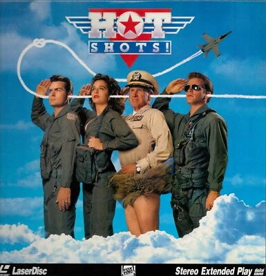 Hot Shots! (1991) Charlie Sheen Jim Abrahams Laserdisc 1930-80 - Image 1 of 2