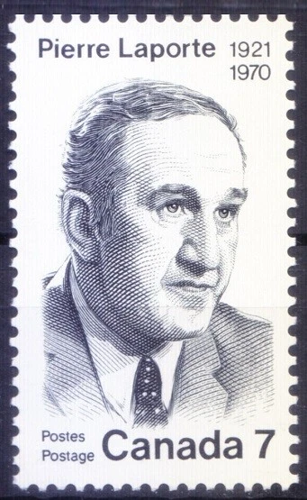 Canada 1971 MNNH, Pierre Laporte lawyer, journalist & politician   - Image 1 of 1