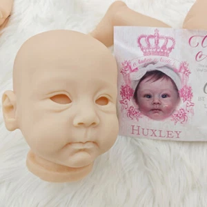 23in Reborn Doll Kit Unpainted Unfinished Blank Mold +Cloth Body Eyes for DIY - Picture 1 of 5