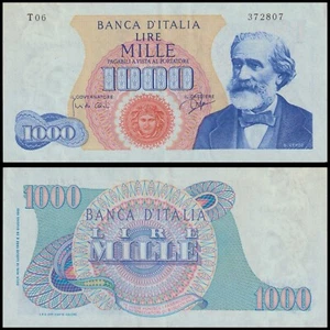 🇮🇹  Italy  1000 Lire  VERDI  1962  P 96 a  “T" Prefix  Crisp AUNC - Picture 1 of 5
