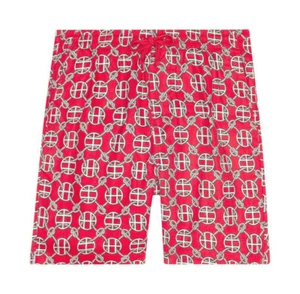 Pantalones Cortos Huf Worldwide Skateboard Manguera Atelier Fácil Rojo en M - Imagen 1 de 4