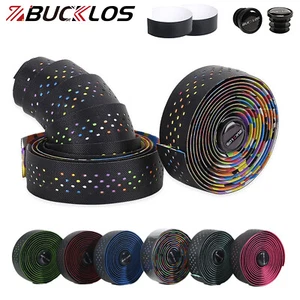 BUCKLOS Cinghia Manubrio Bici Antiscivolo Antiurto Maniglia per MTB Bici da Corsa - Foto 1 di 17