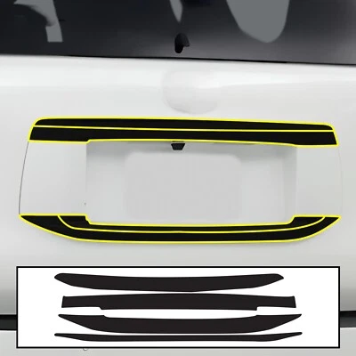 Se adapta a Lexus GX 2020-2023 trasero cromo borrar calcomanía blackout vinilo cromado Foto 1 de 4