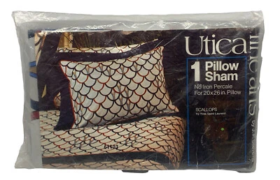 Винтажный YVES SAINT LAURENT наволочка наволочка 20 x 26 геометрический 1978 новый запечатанный - Изображение 1 из 4