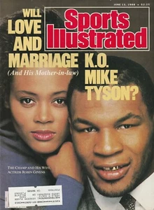 6-13-88 Sports Illustrated Mike Tyson y Robin Givens En Cubierta Boxeo - Imagen 1 de 1
