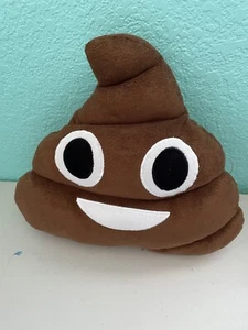 Poop Emoji Plush Toy 12” Brown Small Pillow - Picture 1 of 5