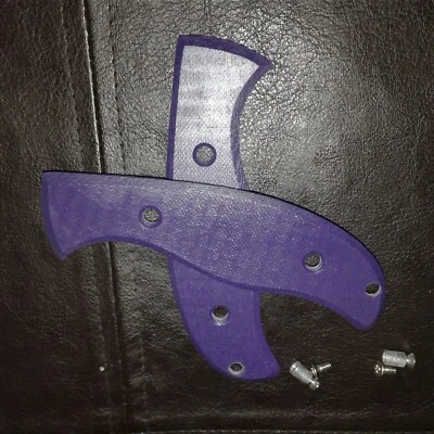 Spyderco Mule Team 2 Spy27 Kit de básculas y funda de mango personalizado púrpura oscuro Foto 1 de 4