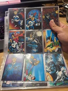 1992 Fumetto Immagini Punitore Giornale di Guerra Voce Completo 90 Carte Set Base - Foto 1 di 1
