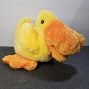 Anva Duck Puppet 1978 10" Full Body Hand Puppet Plush Yellow Super Soft Vintage - Picture 1 of 7