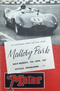 Mallory Park 10. Juni 1957 RACE MEETING Offizielles Programm - Formel 3 - Bild 1 von 5
