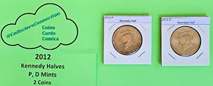 2012 PD Kennedy Half 2 coin set from Mint Bags - Picture 1 of 6