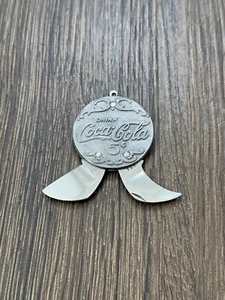 Vintage Coca-Cola 5 Cent Round Double Pocket Knife Cigar Cutter Accessory USA - Picture 1 of 5