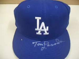 Tommy Lasorda signed autograph Los Angeles Dodgers cap hat JSA New Era 7 1/8 - Picture 1 of 4
