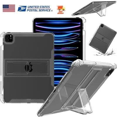 For iPad 10th Gen 10.9" & 11th Gen A16 2025 Soft TPU Back Shockproof Stand Case - Image 1 of 4
