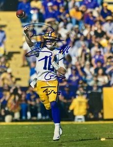 Danny Etling LSU Tigers Signed 8x10 Autographed Photo COA N1 - Picture 1 of 1