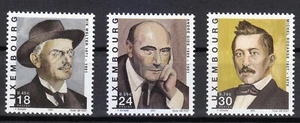 Luxembourg 2001 MNH Mi 1526-1528 Sc 1050-1052 Writers / Nobel Prize ** - Picture 1 of 1